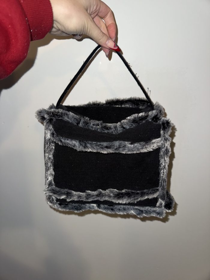VITI Fur Black Denim