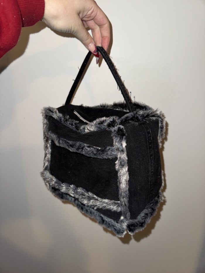 VITI Fur Black Denim - Image 2