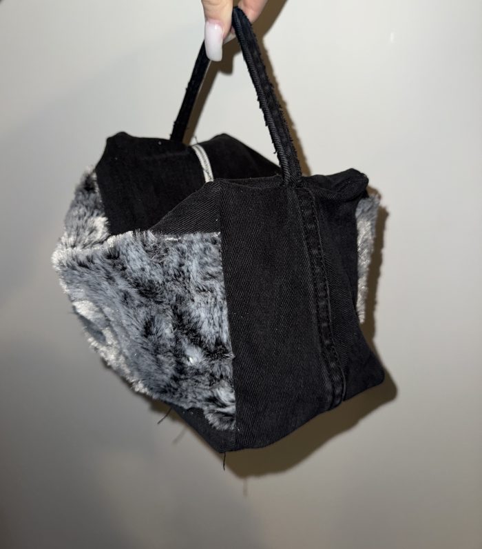VITI Fur Black Denim - Image 4
