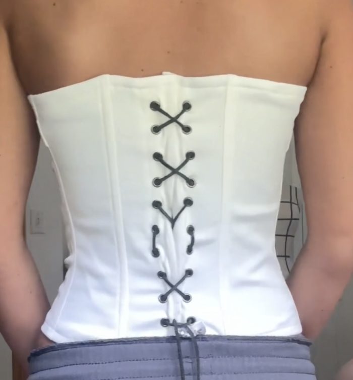 Custom Denim Corset - Image 2