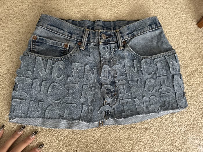 Custom Denim Repeat Skirt - Image 3