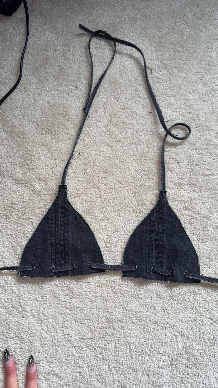 Custom DDenim Bra Top - Image 6